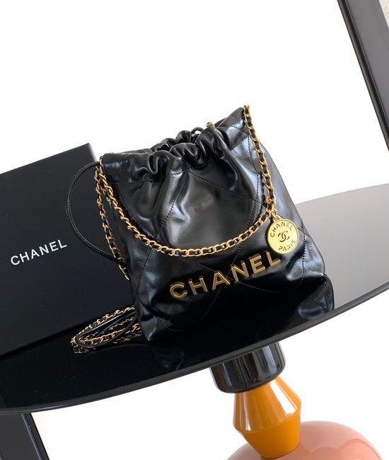 Chanel Mini Shopping Bag Quilted Calfskin 3980