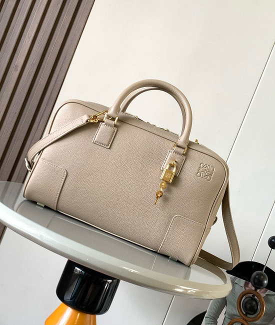 Loewe Amazona Nappa Leather Sand Handbag 9080