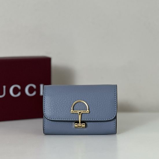 Gucci Leather Compact Wallet 828148