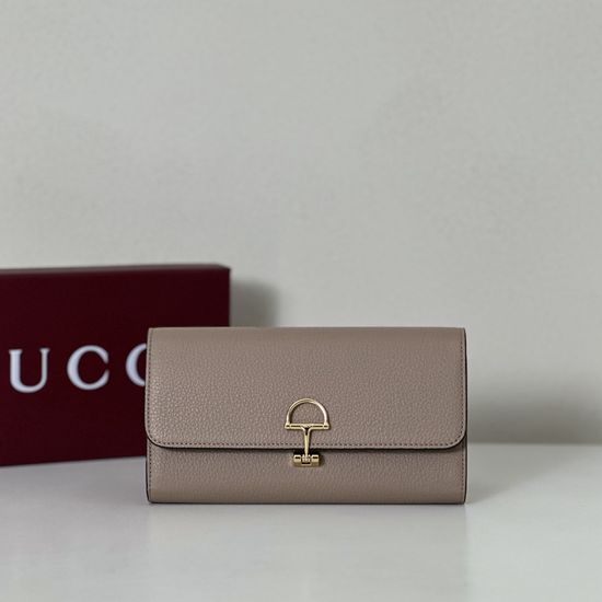 Gucci Grey Pink Leather Shoulder Bag 828147