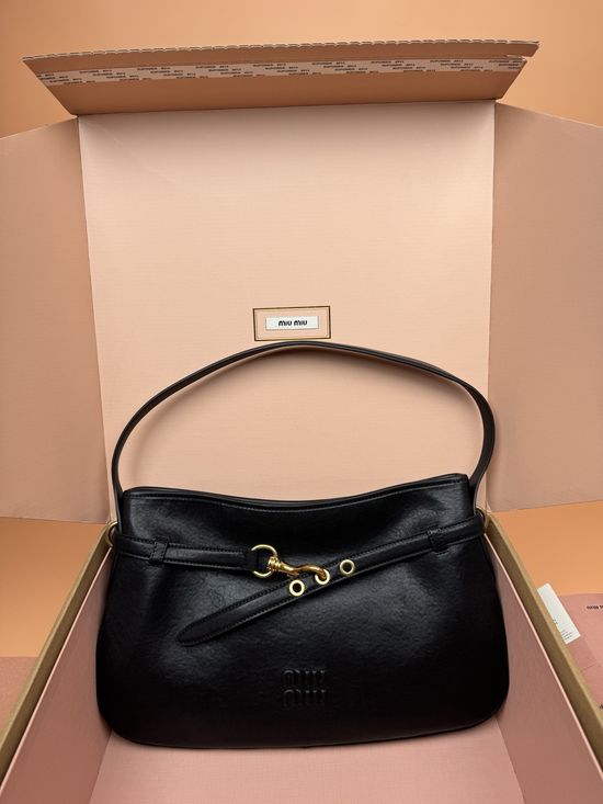 Miu Miu Adventure Nappa Leather Handbag 5BG181