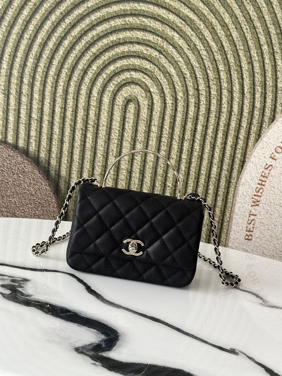Chanel CocoCrush Metal Handle Flap Bag 3352