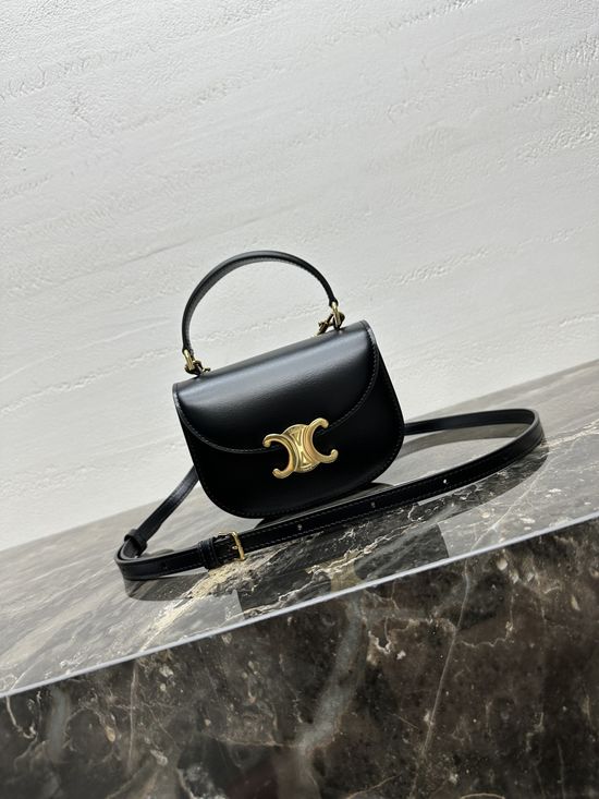 Celine BESACE TRIOMPHE Mini Grained Leather Bag 10L063