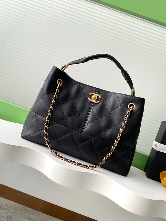 Chanel Suede Quilted Shoulder Bag AS5634