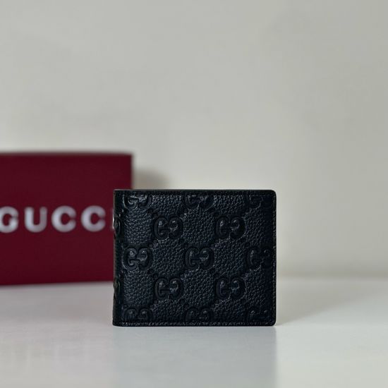 Gucci Embossed Leather Mini Crossbody Bag Black 835002