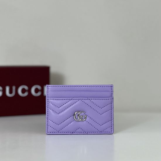 Gucci Light Purple Sheepskin Handbag 443127