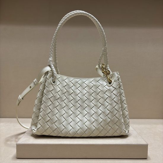 Bottega Veneta Parachuta Medium Leather Shoulder Bag 7283