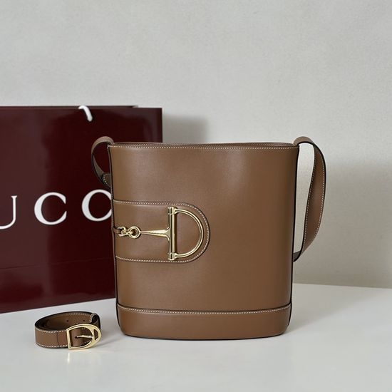 Gucci Classic Brown Leather Handbag 833660
