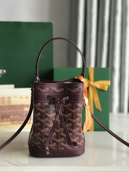 Goyard PETIT FLOT MINI Leather Bucket Bag 20251