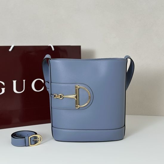 Gucci Ophidia Grey Blue Shoulder Bag 833660