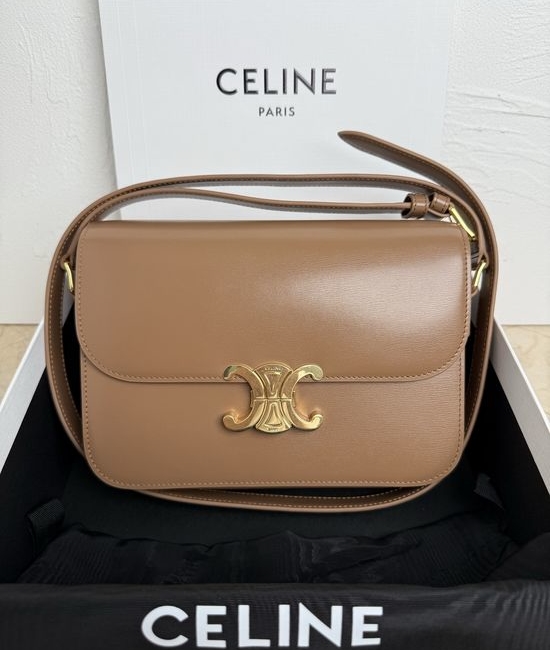 Celine Triomphe Classic Leather Bag 187366