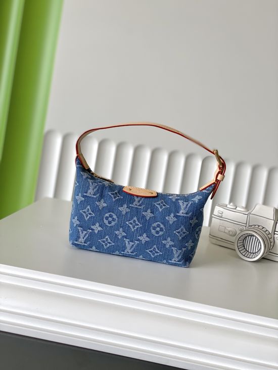 Louis Vuitton Denim Hills Pochette Handbag M82949