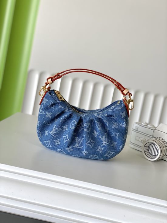 Louis Vuitton POCHETTE VALLEY Denim Handbag M13571