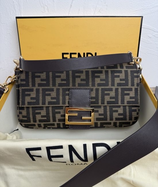 Fendi Baguette Fabric Handbag 8039