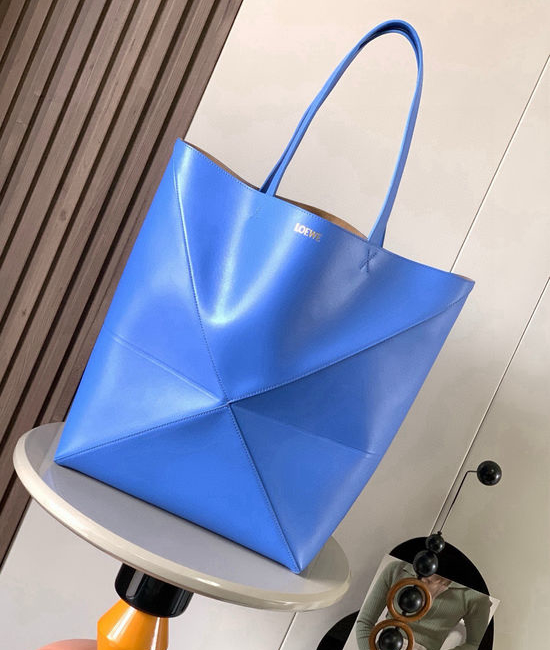 Loewe Puzzle Fold Foldable Leather Tote 9033