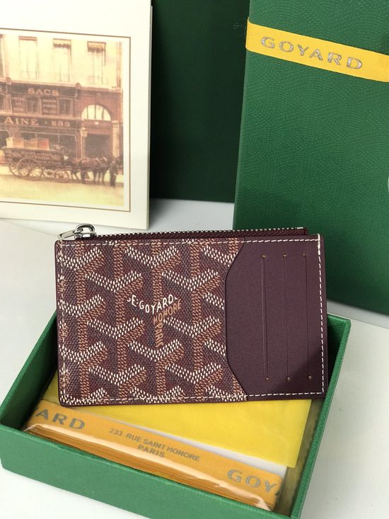 Goyard Bourbon Zipper Card Holder 020244