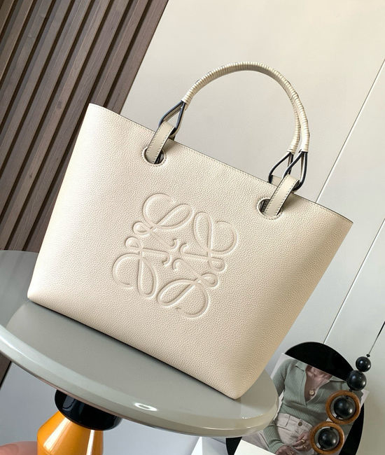 Loewe Anagram Tote Leather Handbag 9300