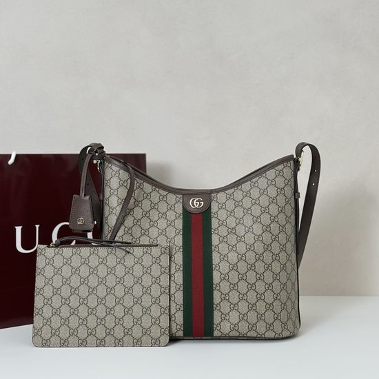 Gucci Large Bag Original Leather Brown 836871