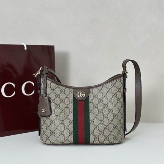 Gucci Coffee Gel Large Handbag 836872