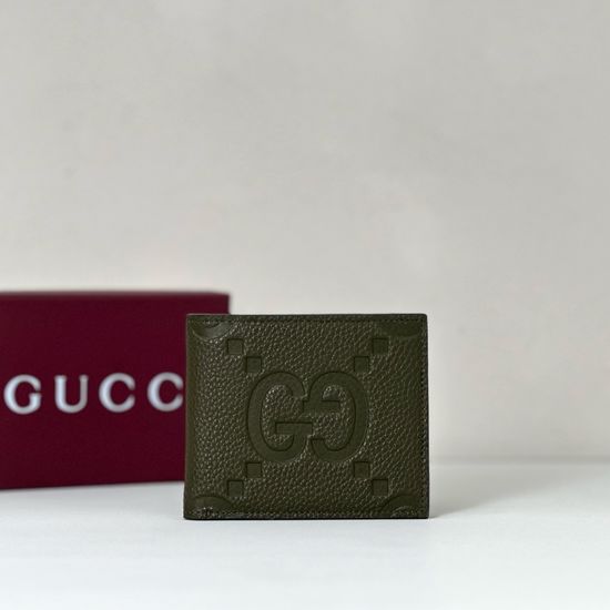 Gucci Original Leather Bag Green Embossed G 739479