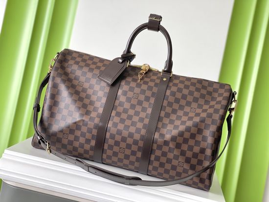 Louis Vuitton KEEPALL Brown Damier Travel Bag N41416