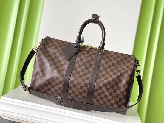 Louis Vuitton KEEPALL Brown Damier Travel Bag N41418