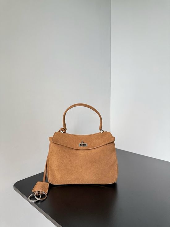 Balenciaga Rodeo Large Silhouette Leather Handbag