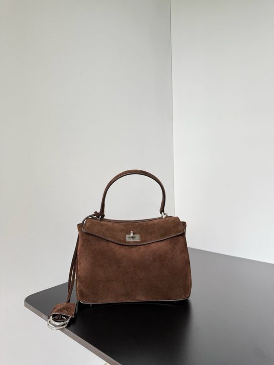 Balenciaga Rodeo Suede Large Handbag 795456