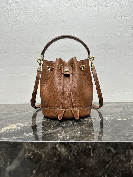 Celine Clara Drawstring Bucket Bag 121673