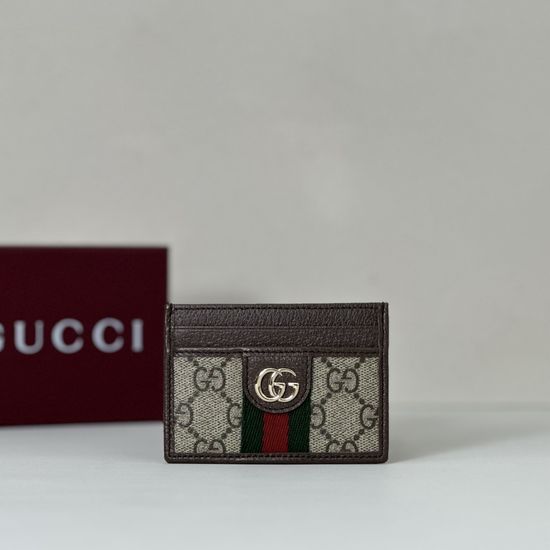 Gucci Brown Rubber Wallet 838486
