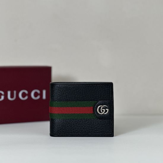 Gucci Pigmented Leather Mini Pouch Black 834271