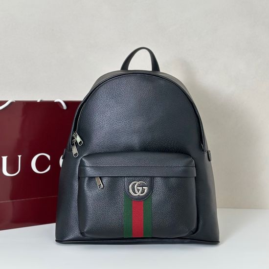 Gucci Classic Black Leather Handbag 834466