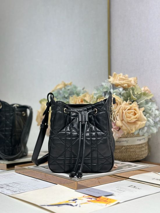 Christian Dior D-Motion Small Lambskin Handbag 2851