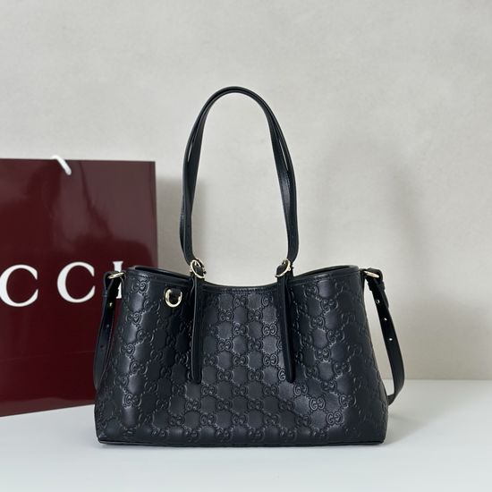 Gucci Embossed Lettering Bag 815214