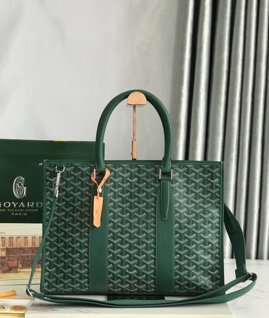 Goyard MORVAN Briefcase Adjustable Strap Zipper 120247