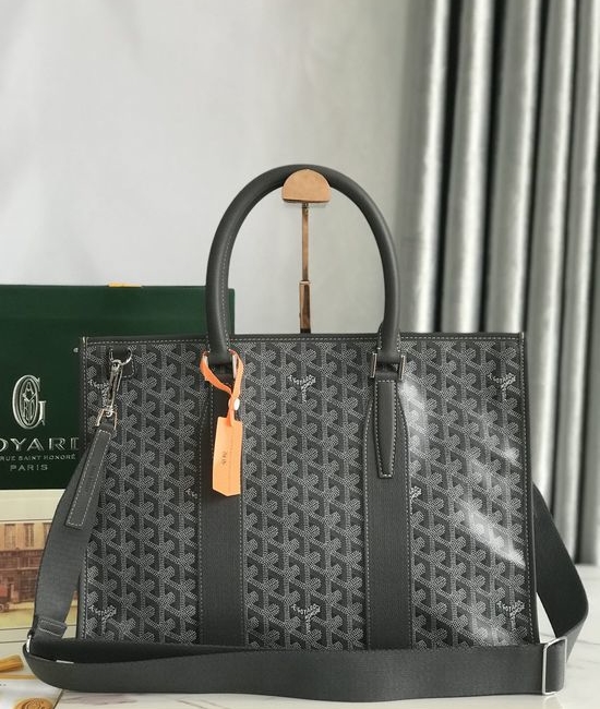 Goyard MORVAN Briefcase Adjustable Strap Zipper 120247