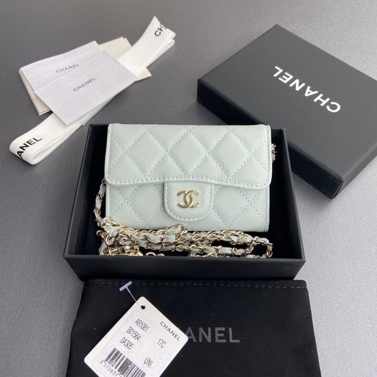 Chanel Grainy Leather Card Holder A81081