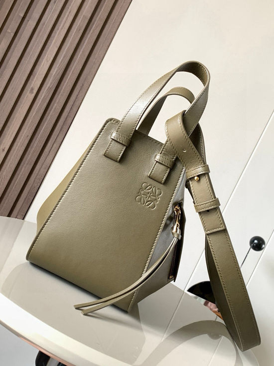 Loewe Hammock Smooth Leather Convertible Handbag 9002