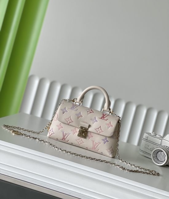Louis Vuitton LV NANO MADELEINE Full Leather Chain Bag M25596