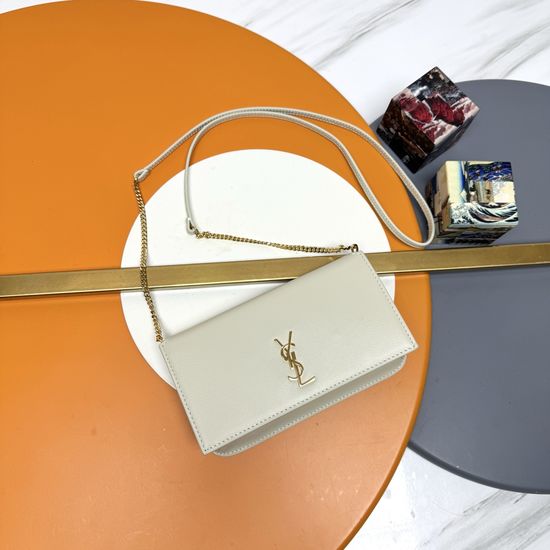 Yves Saint Laurent MONOGRAM Mini Phone Holder Bag 635095
