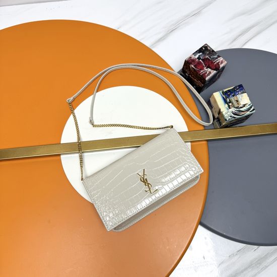 Yves Saint Laurent MONOGRAM Mini Phone Holder Bag 635095