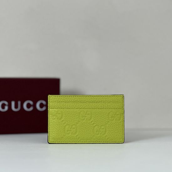 Gucci Neon Green Embossed Clutch Bag 835151