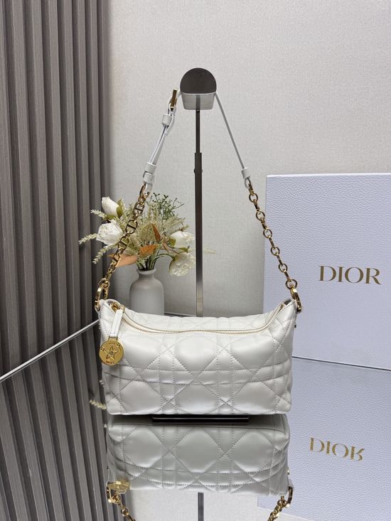 Christian Dior Christian Diorstar Hobo Chain Handbag 3202