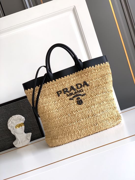 Prada Straw Tote Bag 1BG499