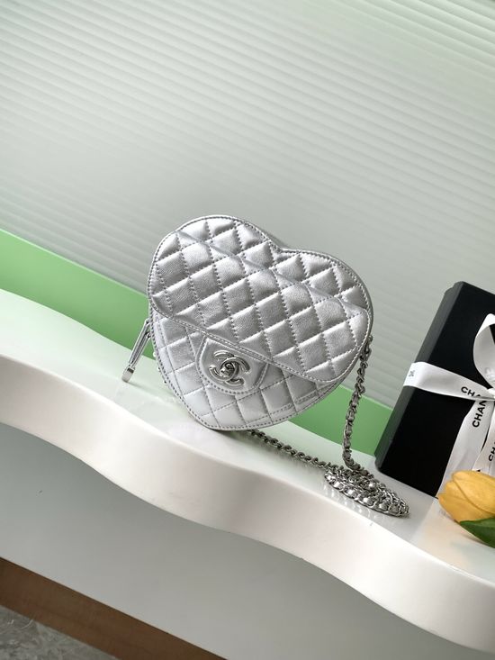 Chanel Heart Series Quilted Crossbody Bag AS3191