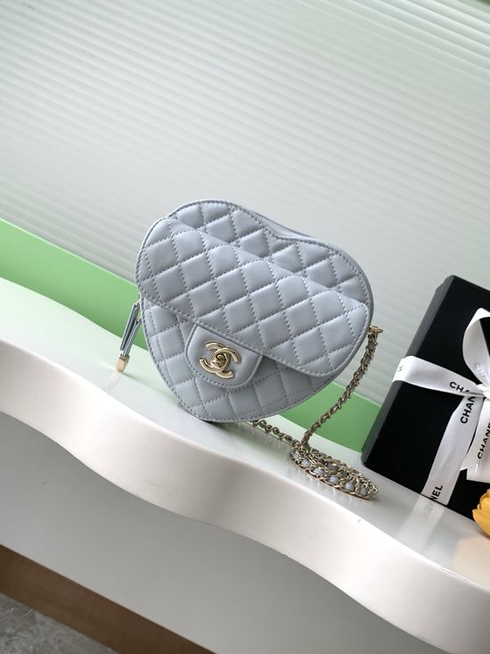 Chanel Heart Series Quilted Crossbody Bag AS3191