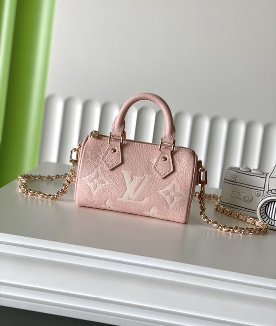 Louis Vuitton LV Nano Speedy Leather Handbag M14226