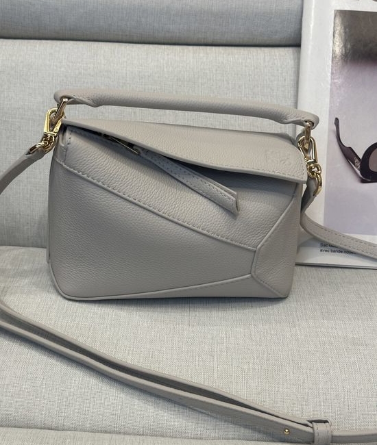 Loewe Puzzle Mini Satin Calfskin Handbag 3000b