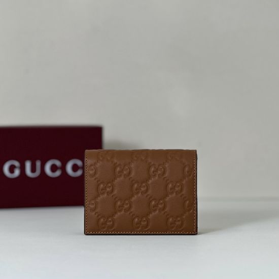 Gucci Brown Embossed Leather Mini Bag 847207