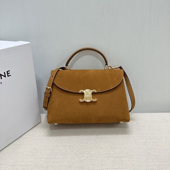 Celine Triomphe Kelly Structured Handbag 117523